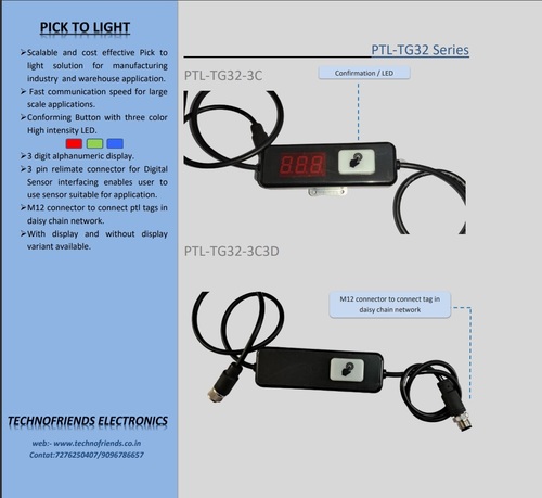 Put To Light System - Dimension (L*w*h): 90 X 40 X 30 Millimeter (Mm)