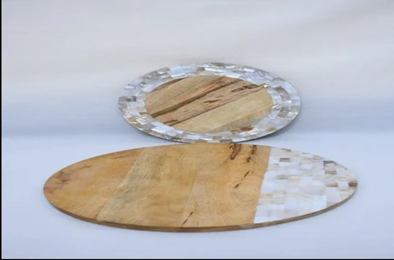 Wooden Serving Tray - Premium Quality Acacia Wood, Elegant Natural Finish , Ideal For Entertaining And Everyday Use