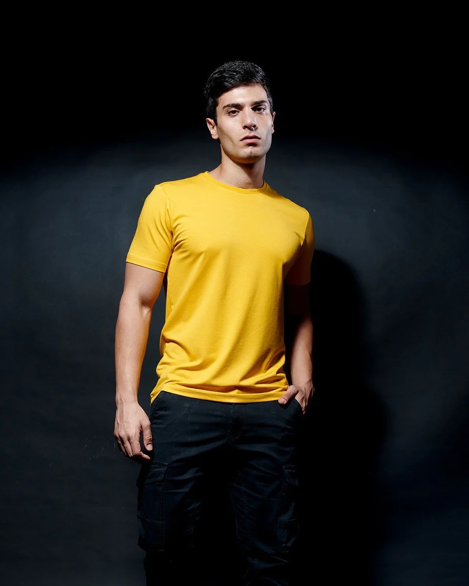 Mens Yellow T Shirt Age Group: Adult