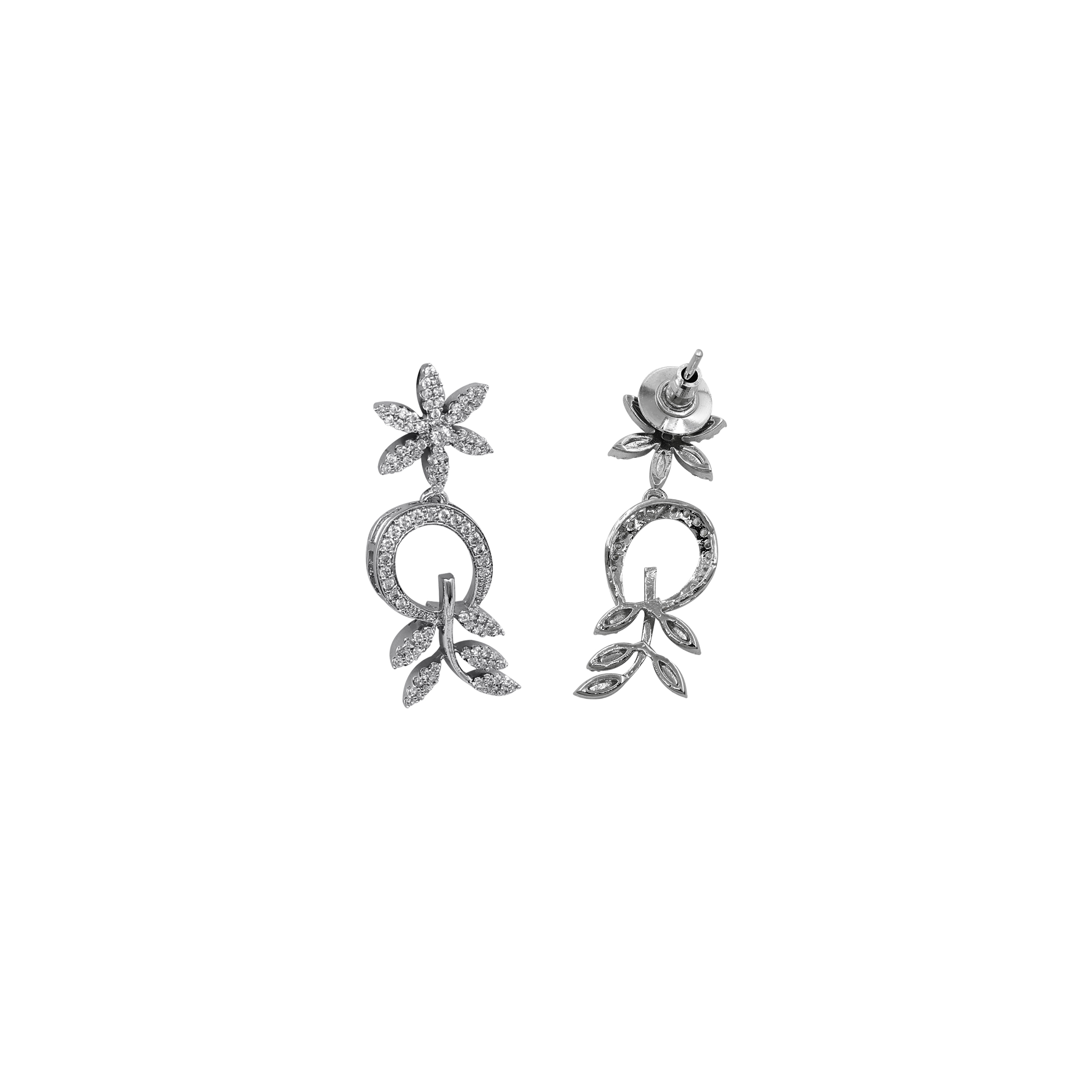 Blossom Leaf Ad Choker Necklace