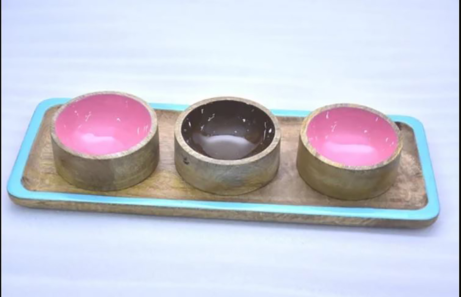 Rustic Wood Chip And Dip Set