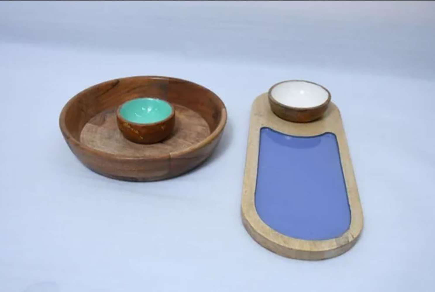 Rustic Wood Chip And Dip Set
