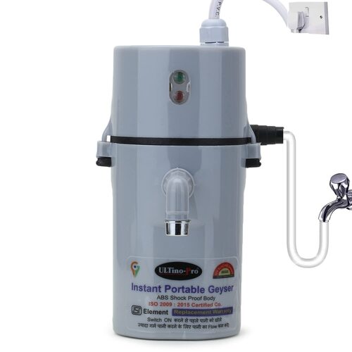 Instant Water Geyser - Auto Shutoff with Manual Reset | Energy Efficient, 10-Minute Restart Feature