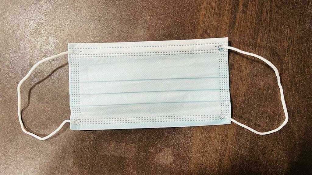 Surgical Mask - 3 Ply Non-woven, Light Blue 17.5x9.5 Cm | Ear Loop Type, Melt Blown Filter, 95% Bacteria Filtration Efficiency