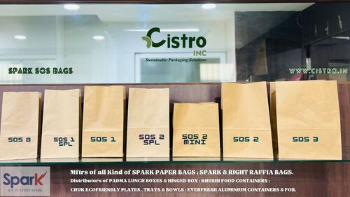 Special Square Bottom Brown Kraft Paper Bags - Customizable Sizes, Recyclable and Eco-Friendly | Biodegradable, Disposable, Flexo Printed Designs