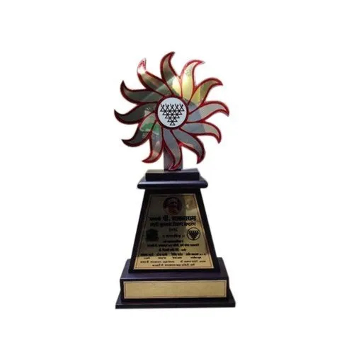 Brown Laminated Acrylic Trophy