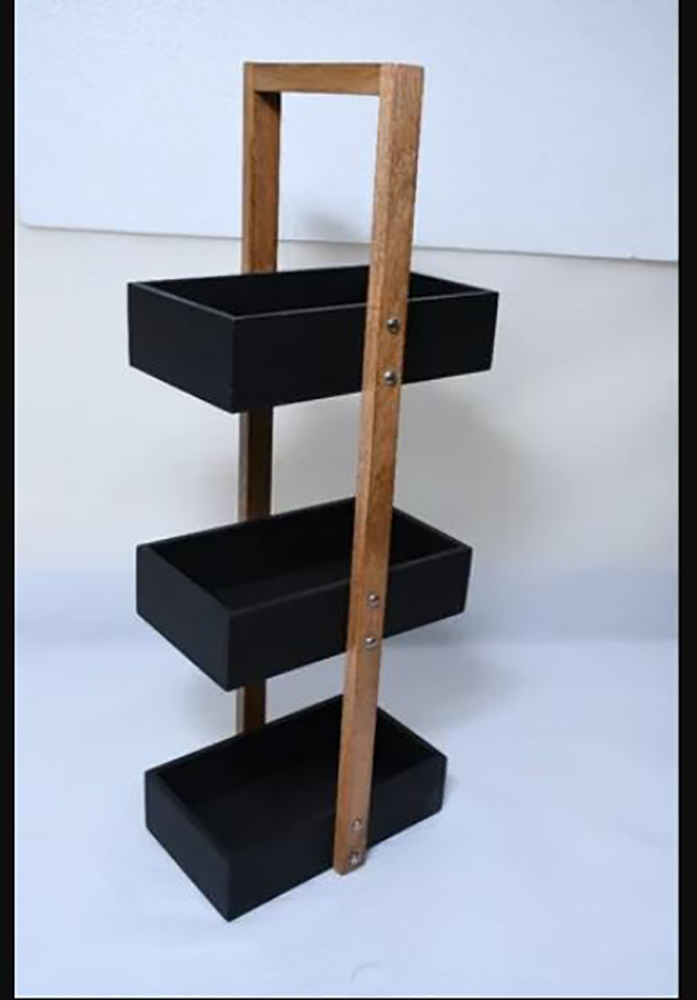 Wooden Table 3 - Handcrafted Wooden Cake Stand | Rustic Design, Versatile Shapes & Sizes, Ideal For Baked Goods Display, Perfect For Tea Parties
