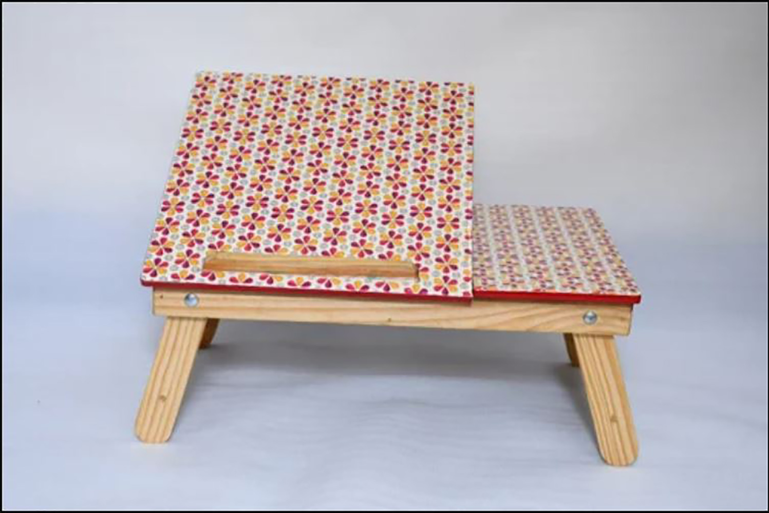 Wooden Stand 2 - Solid Antique Wooden Table Design | Versatile Shapes, Styles, Ideal For Dining And Study, Includes Candle Stands