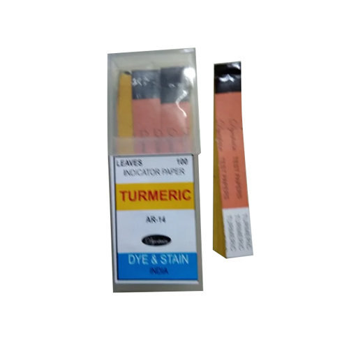 Industrial Lab Chemicals Turmeric Paper In 100 Strips
