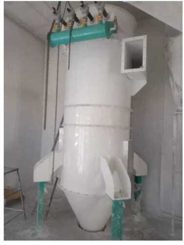 Industrial Pulse Jet Bag Filter - Mild Steel, 5000 m³/hr Capacity, White and Green Color | Low Noise, 10-15 Years Life Span, 1-Year Warranty