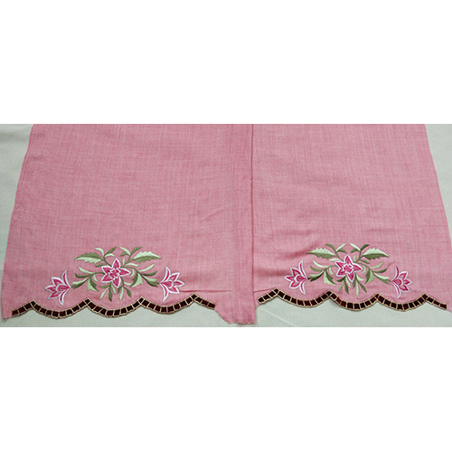 Different Available Ladies Pink Designer Unstitched Suit Fabric