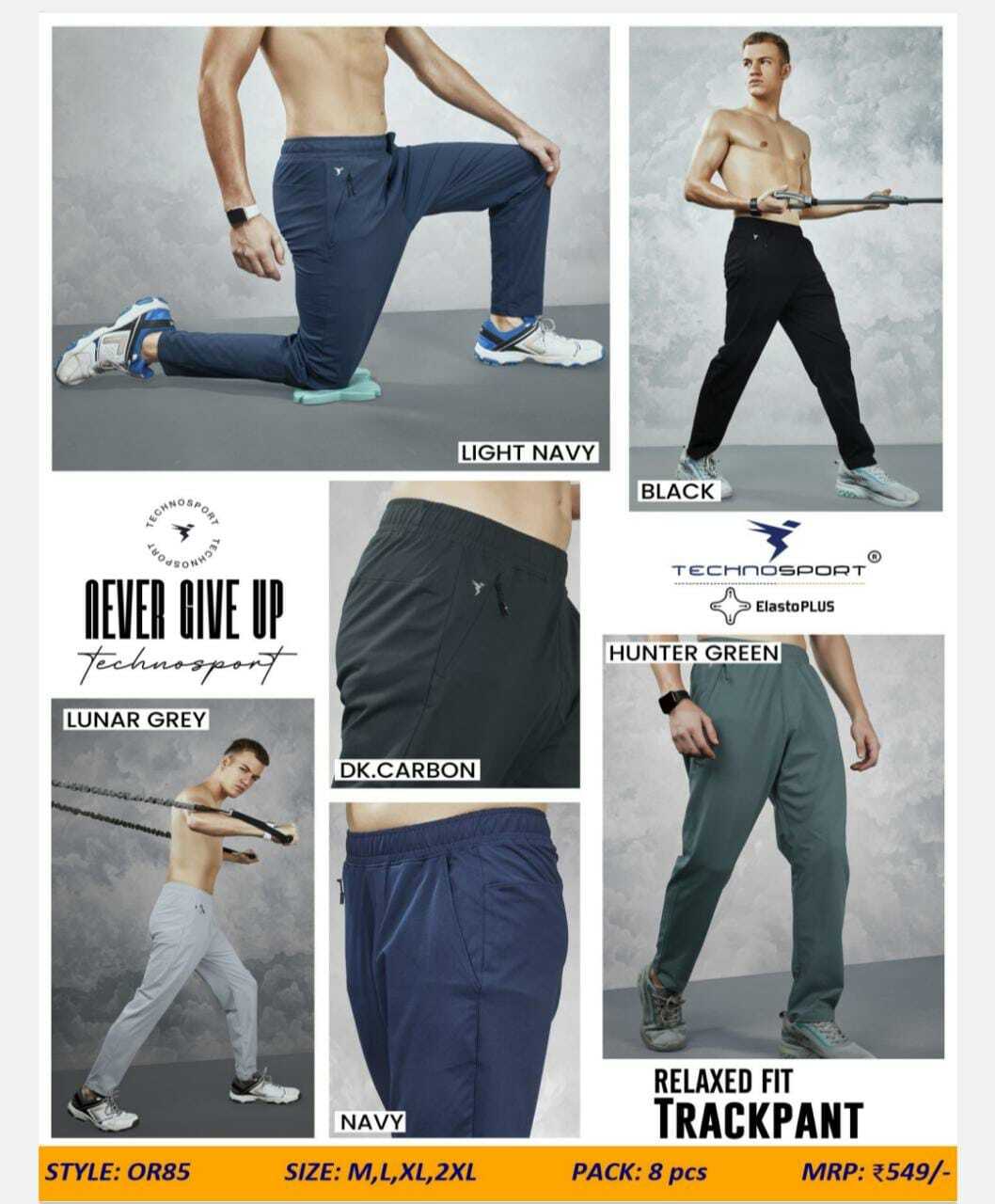 Sports Track Pant - Polyester Fabric, Available In Multiple Sizes And Colors | Moisture-wicking, Breathable Design For Enhanced Performance