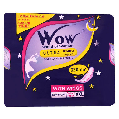 Ultra Jumbo Nighter Sanitary Napkins Age Group: Women