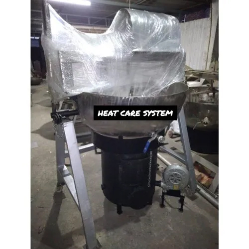 Wood Fired Khoya Making Machine - Color: Silver