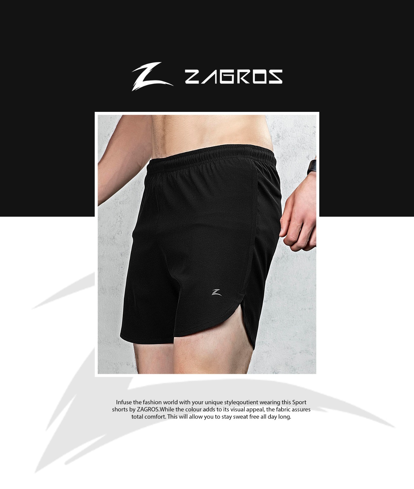Running Shorts - Moisture-wicking Polyester Fabric | Lightweight, Breathable Design, Comfortable Fit, Quick-drying Technology