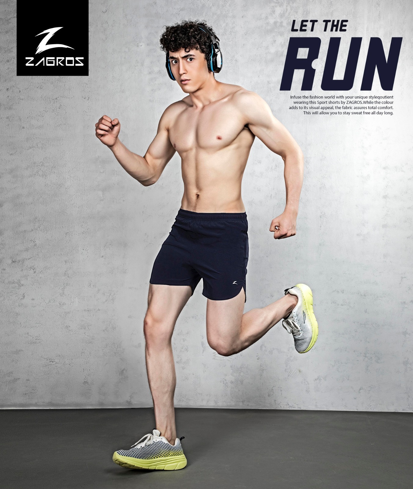 Running Shorts - Moisture-wicking Polyester Fabric | Lightweight, Breathable Design, Comfortable Fit, Quick-drying Technology