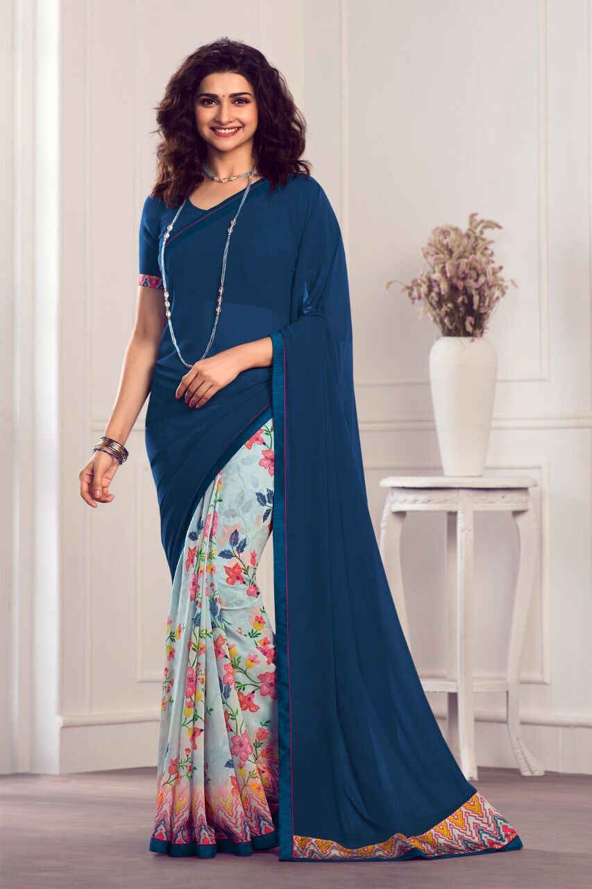Netra Georgette Silk - Occasion: Ethnic