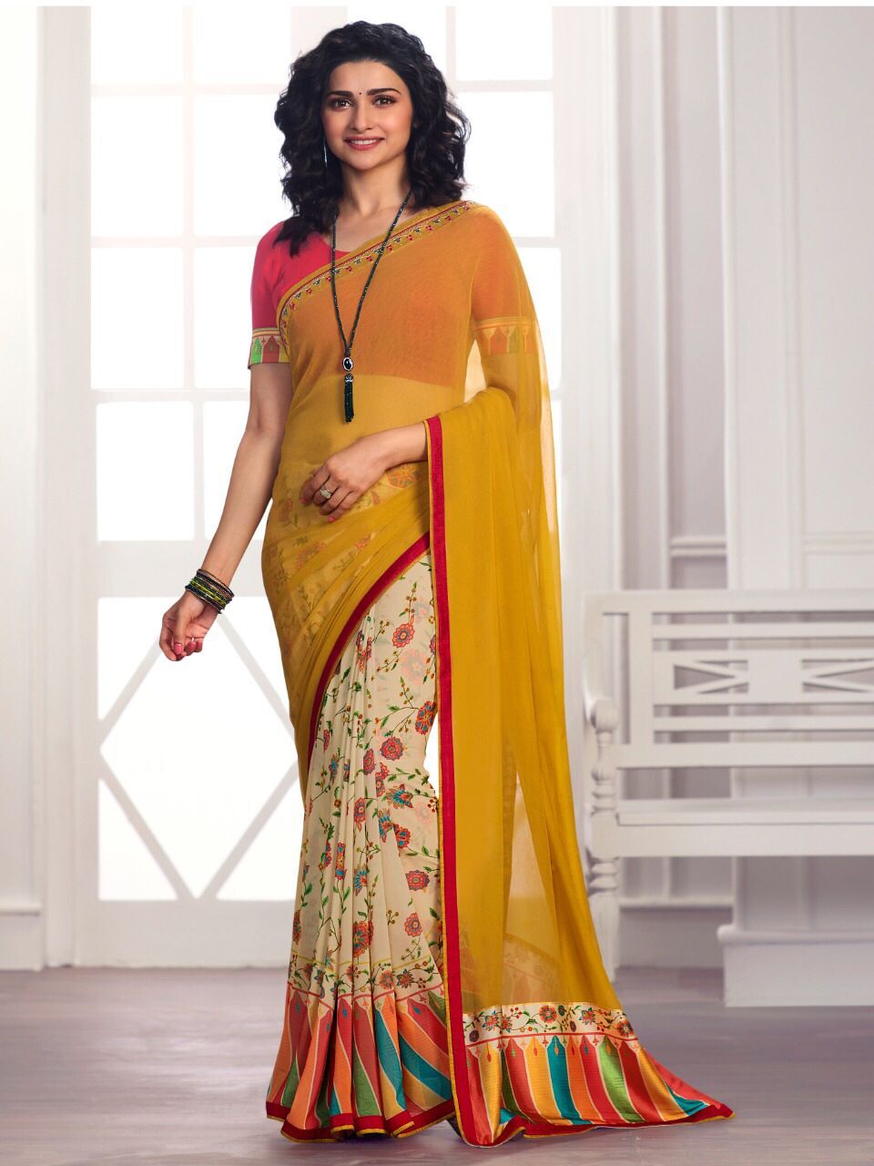 Netra Georgette Silk - Occasion: Ethnic