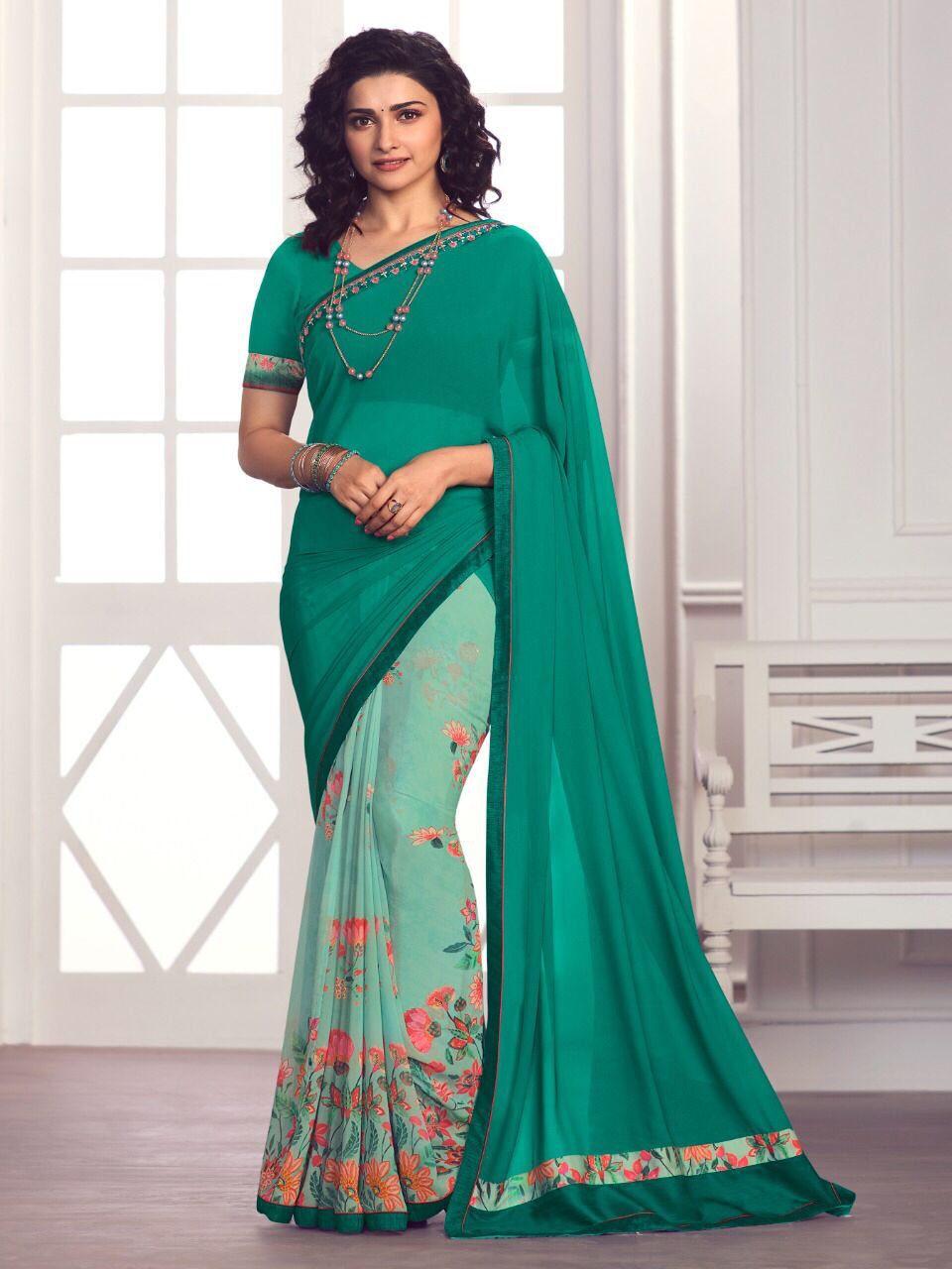 Netra Georgette Silk - Occasion: Ethnic