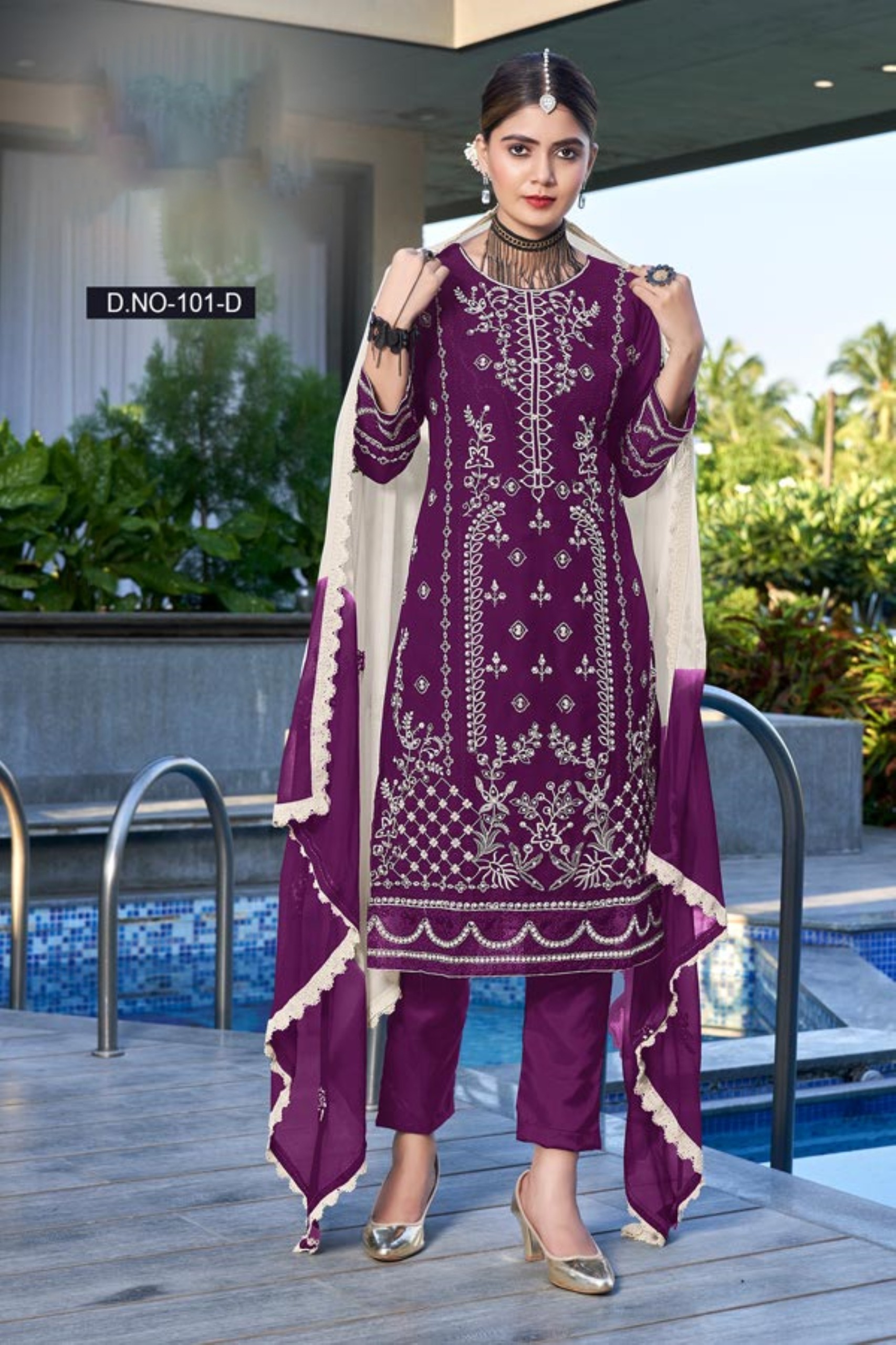 Designer Semi-stitched Salwar Suit
