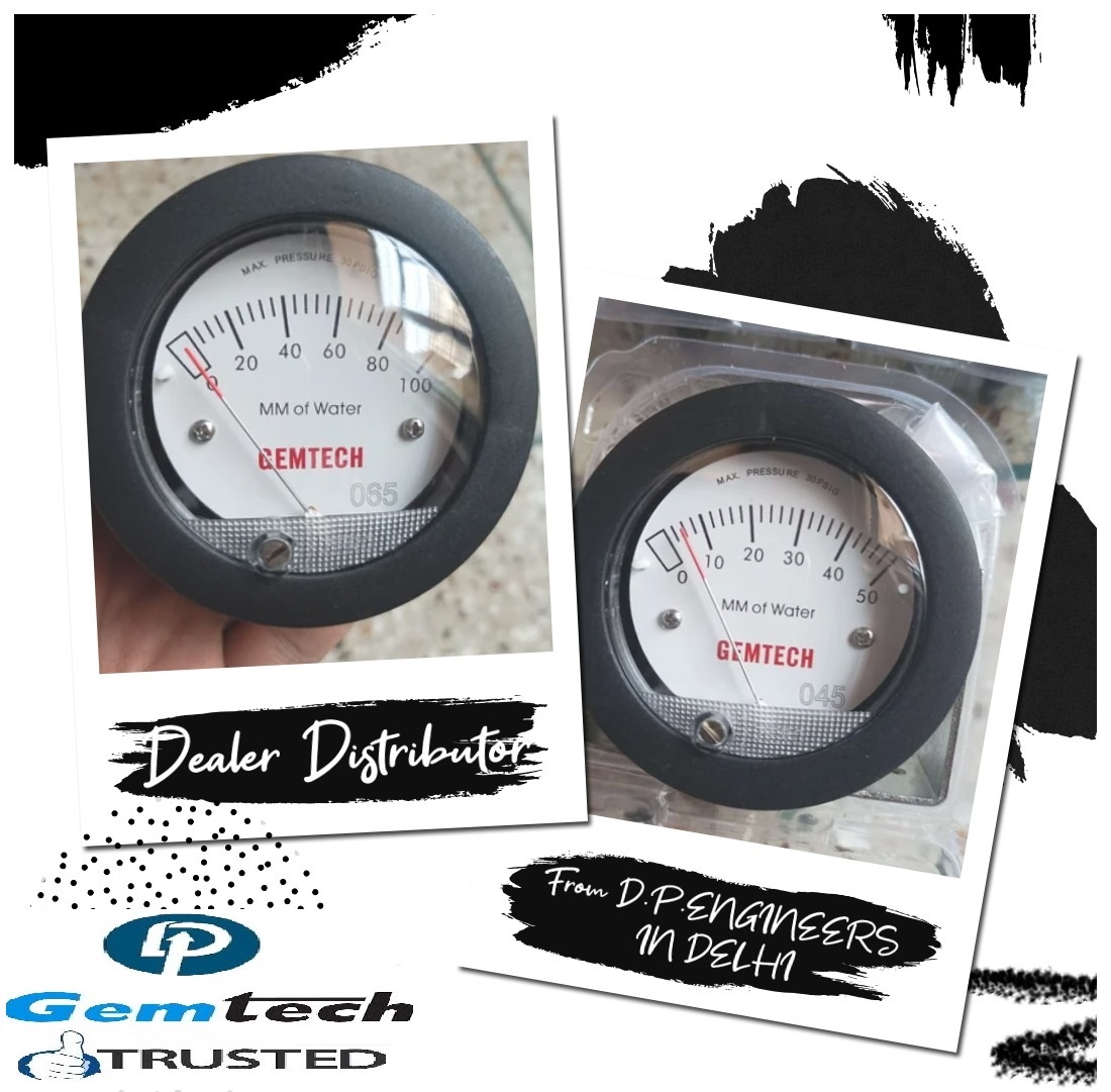 Gemtech Mini Differential Pressure Gauges In Chandigarh