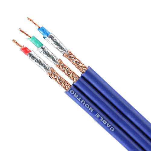 Blue Stranded Bare Copper Rgb Cable