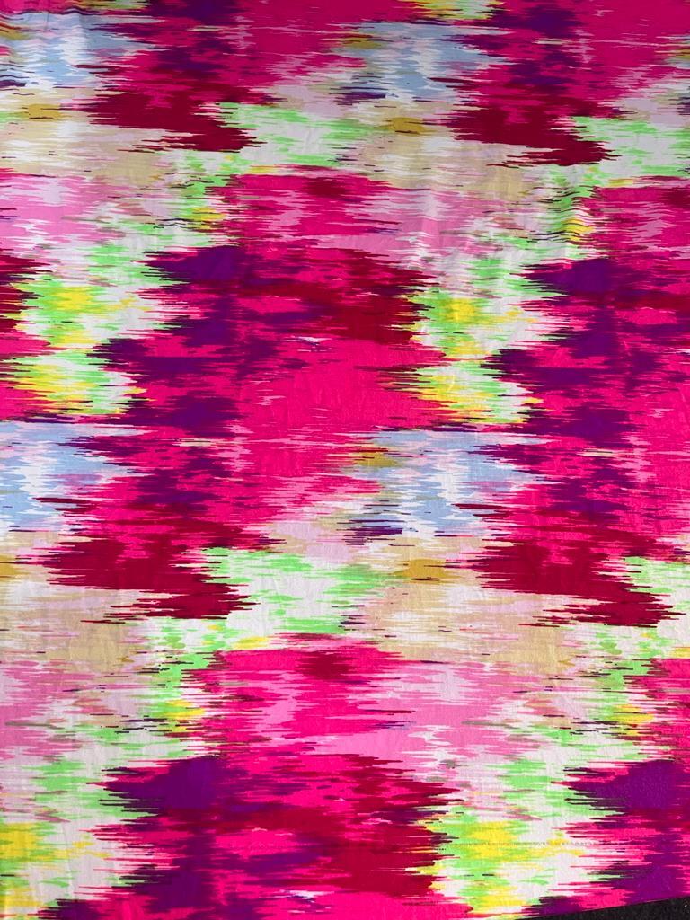 Nylon Print Fabric - White/black Printed Texture | Stylish And Versatile Material For Fashion And Upholstery Applications