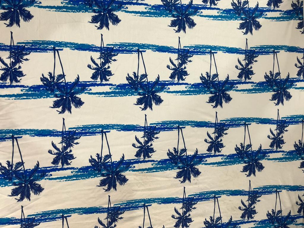 Nylon Print Fabric - White/black Printed Texture | Stylish And Versatile Material For Fashion And Upholstery Applications