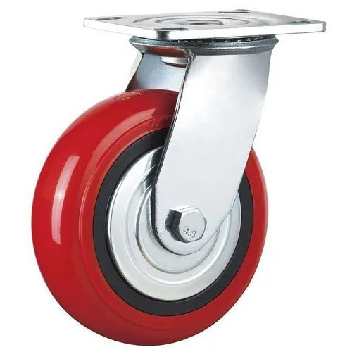 Silver Trolley Caster Wheel