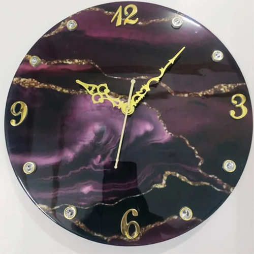 Purple Elegant Designer Wall Clock