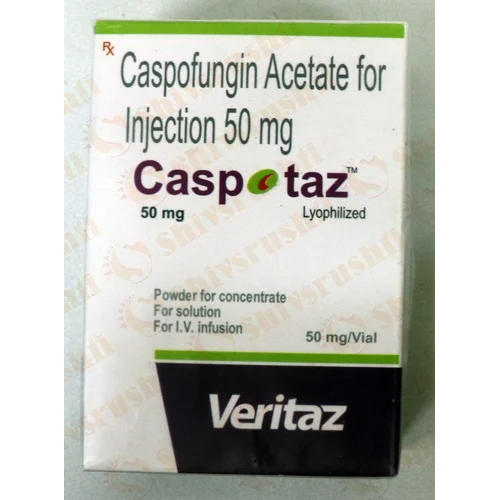 Caspofungin Acetate Injection - 50 mg Dosage | Liquid Formulation, Directions as Prescribed by Physician, Store in Cool & Dry Place