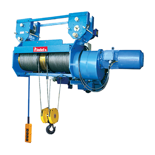 Wrh N3hl Wire Rope Hoist - Heavy-duty Industrial Use, New Blue Finish, Various Lifting Capacities Available, Warranty Included