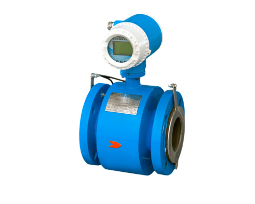 Electromagnetic Flow Meter - Stainless Steel, Digital Display, Blue | 4-20 Ma Output, High Accuracy ±0.5%