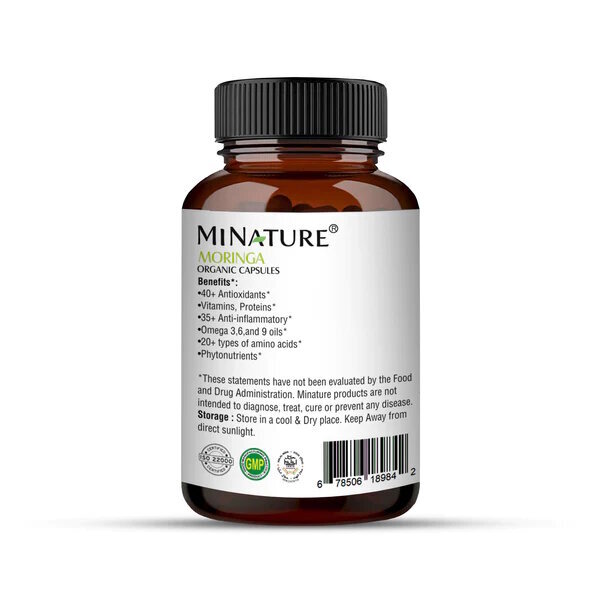 Moringa Capsules - Herbal Medicine For All Ages | Dry Storage, Herbal Benefits