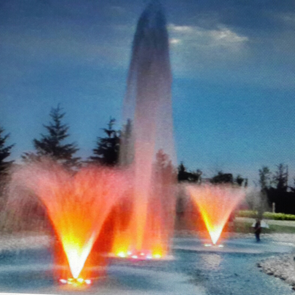 Boat Type Floating Fountain - Color: White