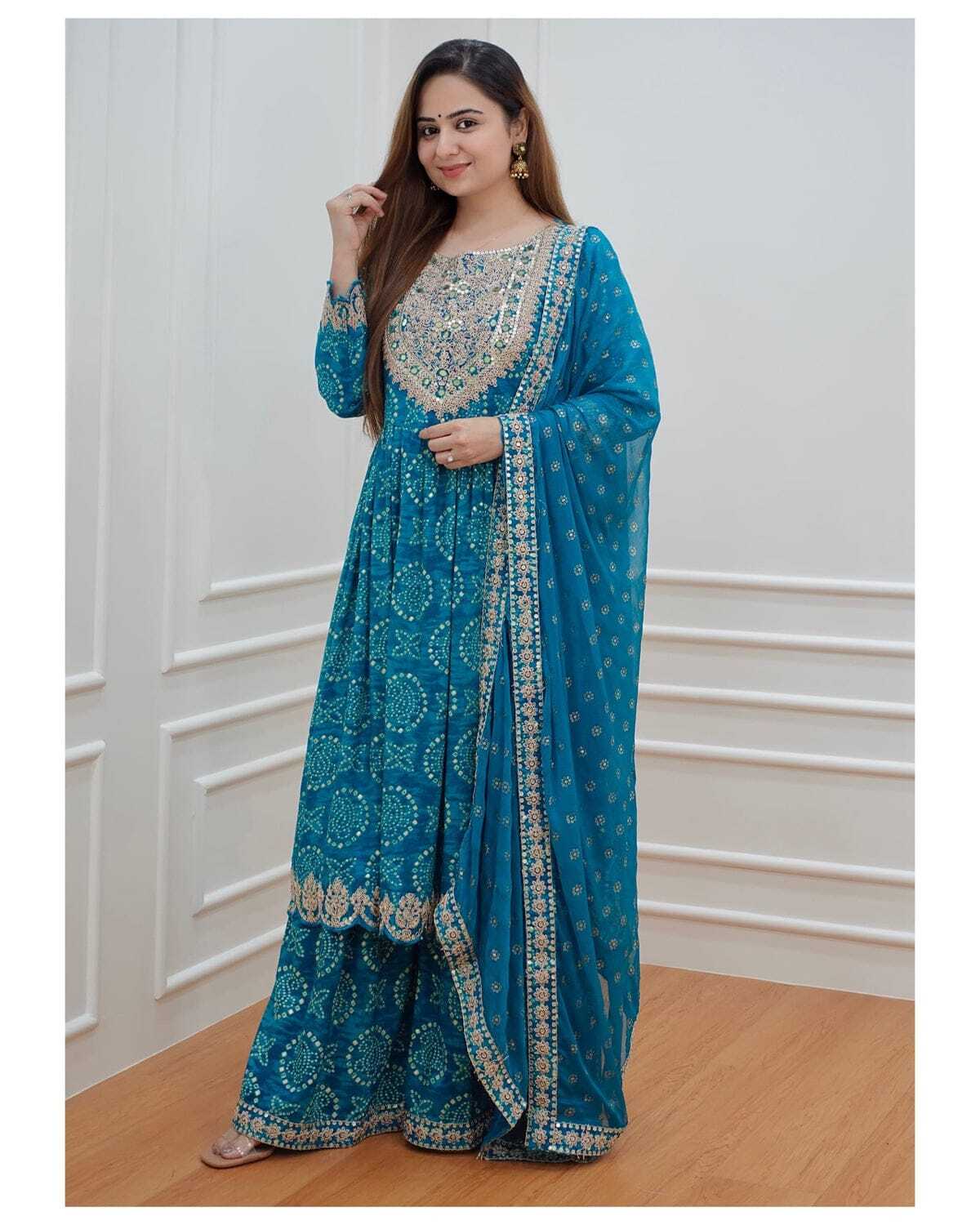 Heavy Rayon Sharara Set - M, L, Xl, Xxl | Intricate Embroidery, Matching Dupatta, Fully Washable, Elegant Red-pink Colors