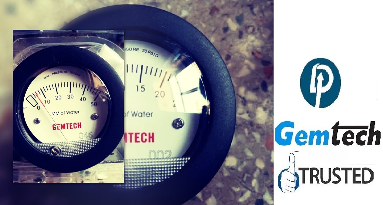 Gemtech Mini Differential Pressure Gauges By Barmer Rajasthan - Accuracy: A 5% Of Fs At 70a F (21.1a C) %