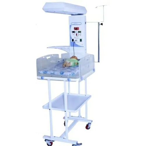 Electric Infant Radiant Warmer - 600W Power Supply, Plastic Material, Blue Color | Hospital-Use Heater, Lightweight and Easy to Clean