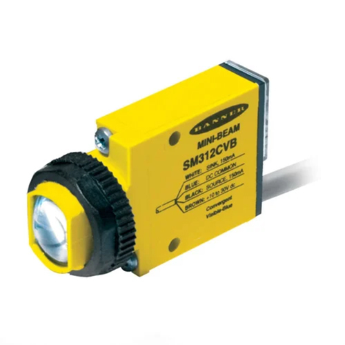 Mini Beam Photoelectric Beam Sensor - ABS Housing, 1 m to < 3 m Range | 95% Accuracy, NPN/PNP Switching Output, Low Maintenance