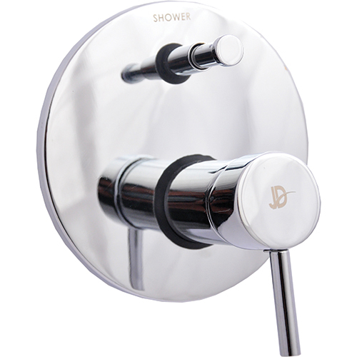 उच्च प्रवाह डाइवर्टर (35मिमी) के साथ संगत सिंगल लीवर डाइवर्टर ऊपरी भाग - सुब्हानी इंटरप्राइजेज