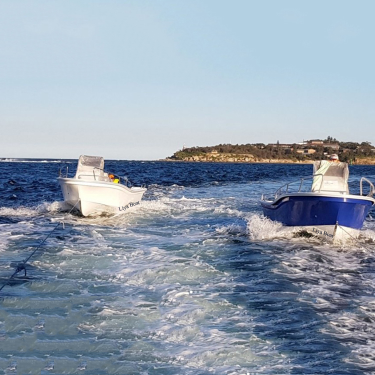 Liya 5.8m Fiberglass Panga Motor Boat - 19 Feet, 8 Capacity | New Outboard Engine, Ideal For Fishing And Water Work