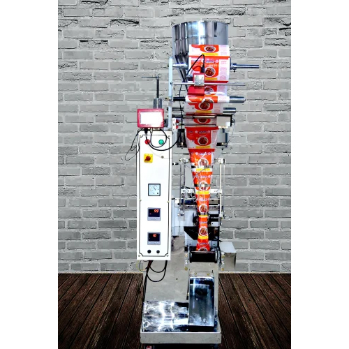 Ffs Pouch Packing Machine - Stainless Steel, Silver Color | Highly Efficient, Automatic Electric Drive, 1-2 HP Power