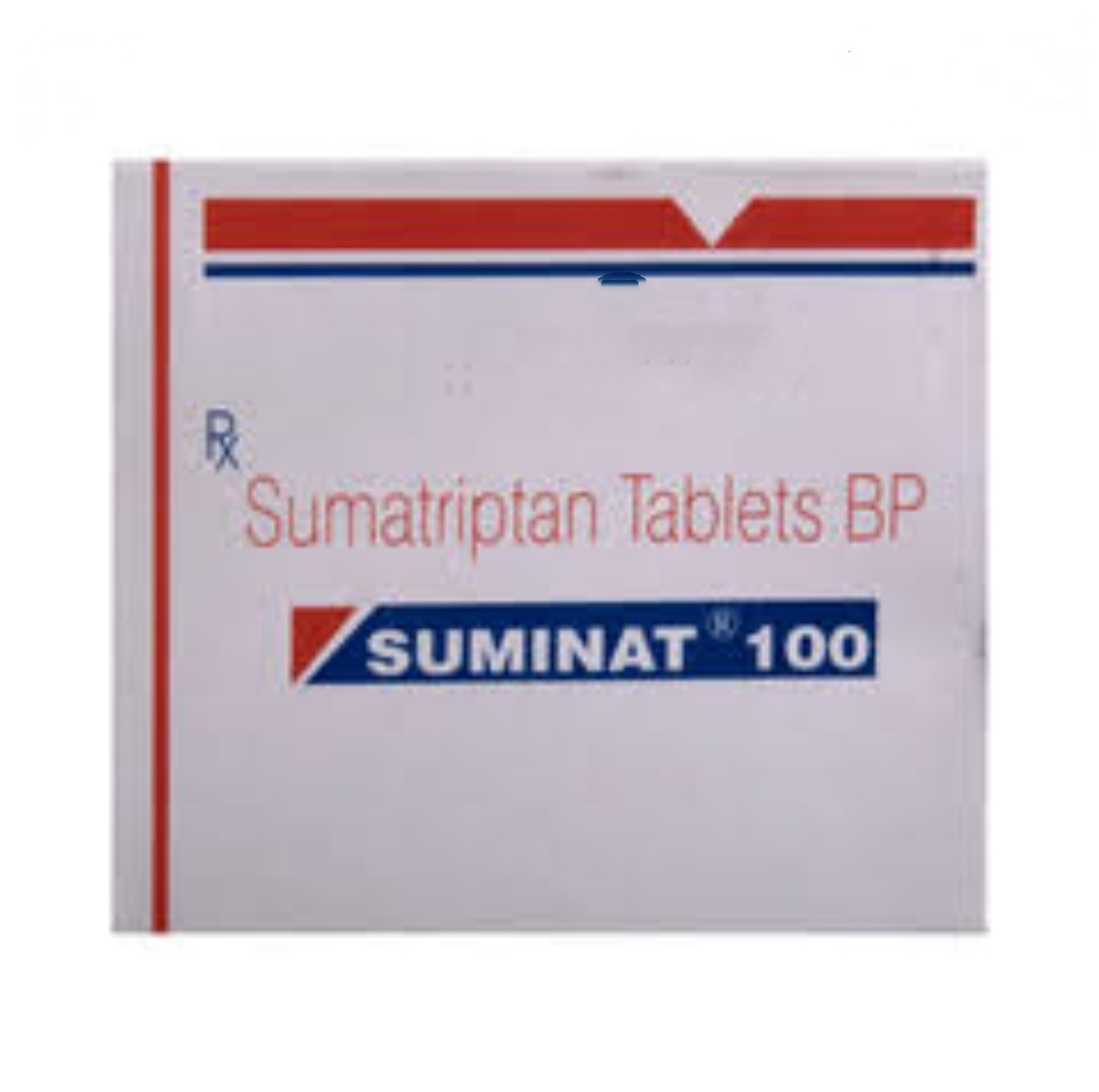 Suminat 100 Mg Tablets Sumatriptan Keep Dry & Cool Place