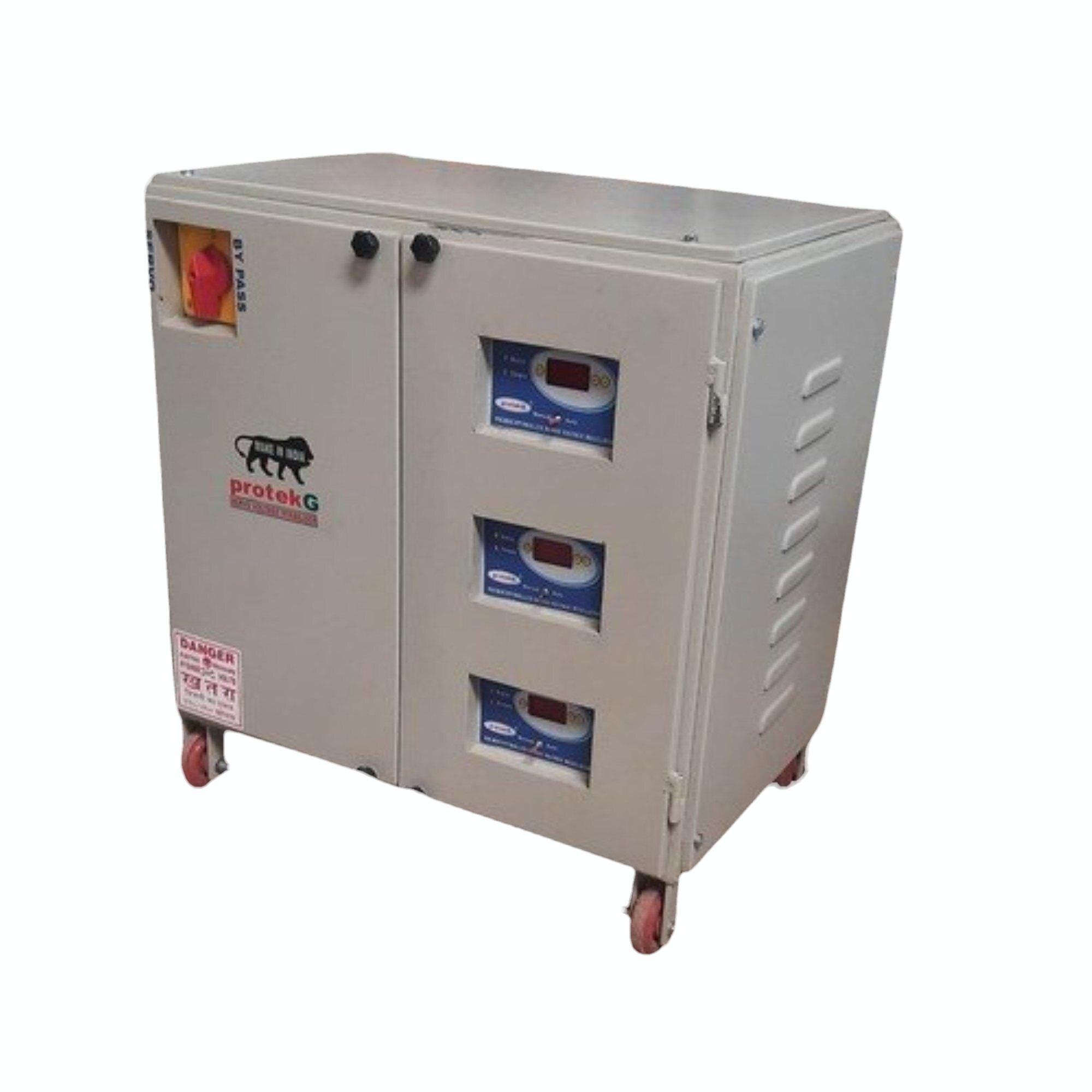 20 Kva Three Phase Air Cooled Servo Stabilizers - Current: Ac