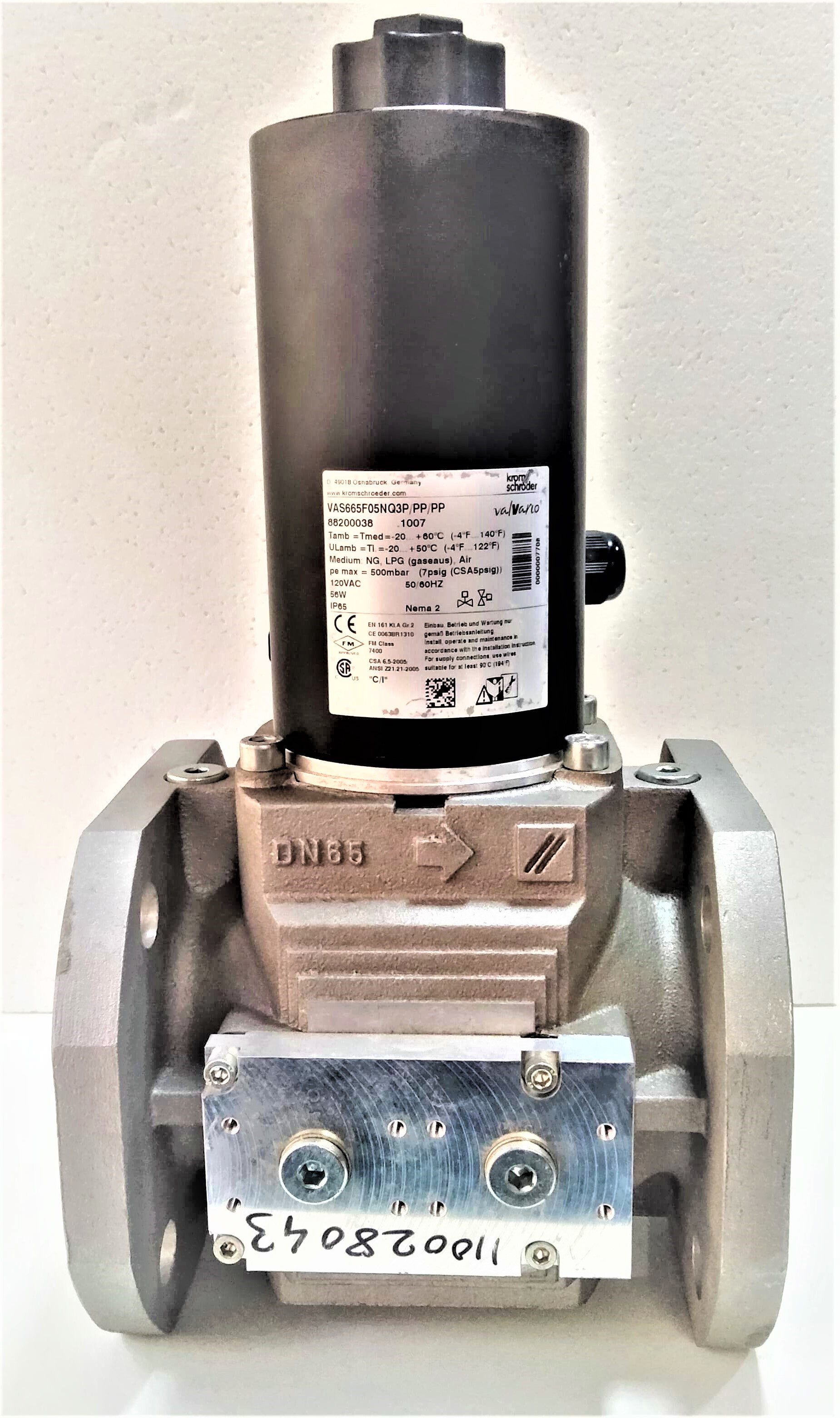 Krom Schroder Make Solenoid Valve Vas665f05 Nq3p