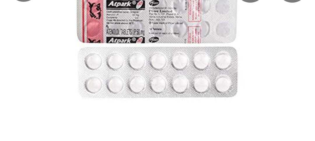 Atpark 50 Mg Ingredients: Atenolol
