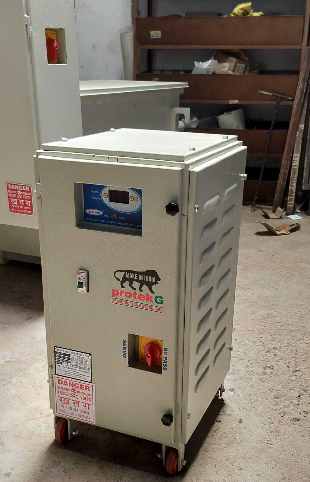 20 Kva Single Phase Servo Stabilizer - Current Type: Ac