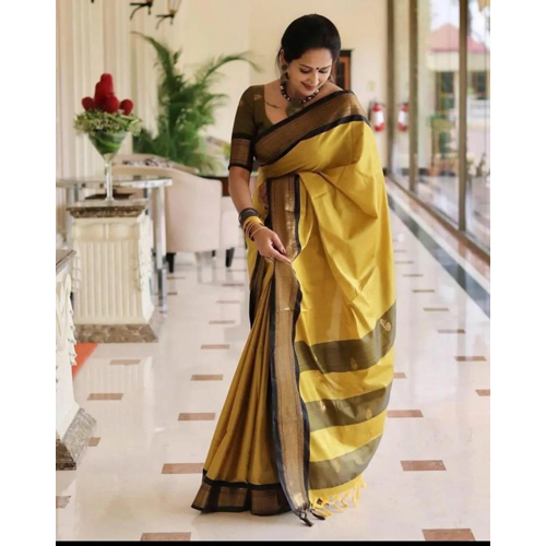 Designer Cotton Silk Saree - 100% Premium Silk, Intricate Printed Pattern | Versatile Colors For Everyday Elegance