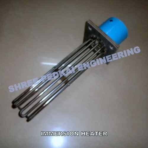 Immersion Heaters - Stainless Steel, Portable Dimension As Per Available | Silver and Blue, 220-440 Voltage Heating Solution