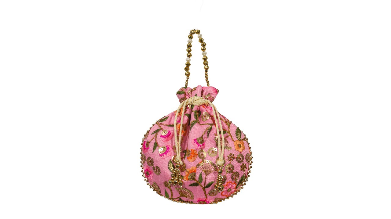 Gift Bag For Women - Cotton Fabric, 8.5x8.5 Inches, Circle Shape | Stylish And Convenient With Easy-carry Handles